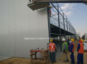 Proyecto del taller resistente de la buena calidad/de la estructura de acero para Ghana