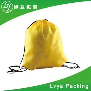 Eco Gym Sport Backpack Waterproof Mini Nylon Polyester Drawstring Bag
