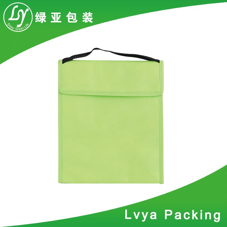 Hot product velcor fastening silver laminated non woven cooler bag for mooncake