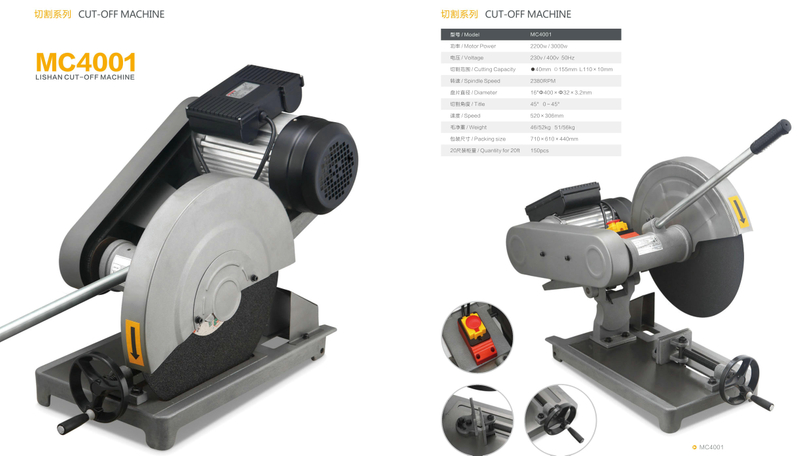 CUT-OFF MACHNE MC4001