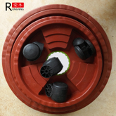 Flower Pot Trays Rack With Wheel
