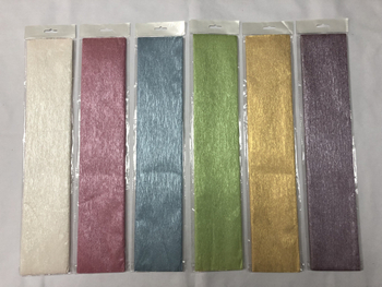 Pearlized Crepe Paper