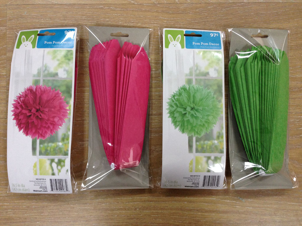 Color fluffy Tissue balls