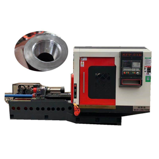 Automatic CNC Thread Machine for Seamless Cylinder