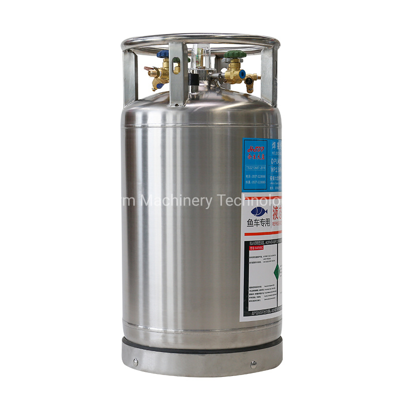 Storage Criogenic Nitrogen Container Liquid Heium CO2 Dewar for 100L