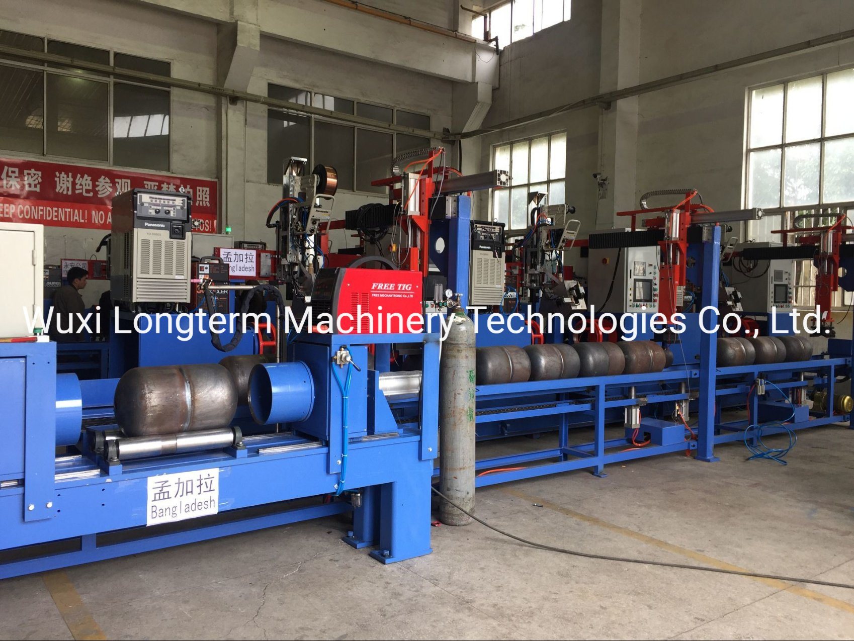 Automatic LPG/ Water Heater/Water Geyser MIG Circumferential, Body Welding Machine with Mechanical Arms