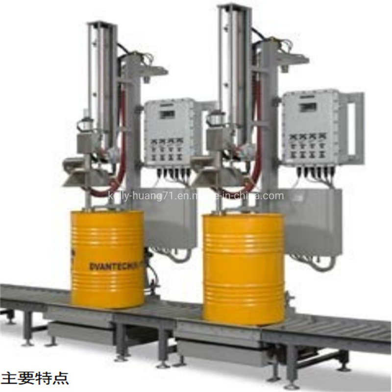 Fully Automatic Filler Machine for Filling Oil Liquid 220 Liters ISO Drums