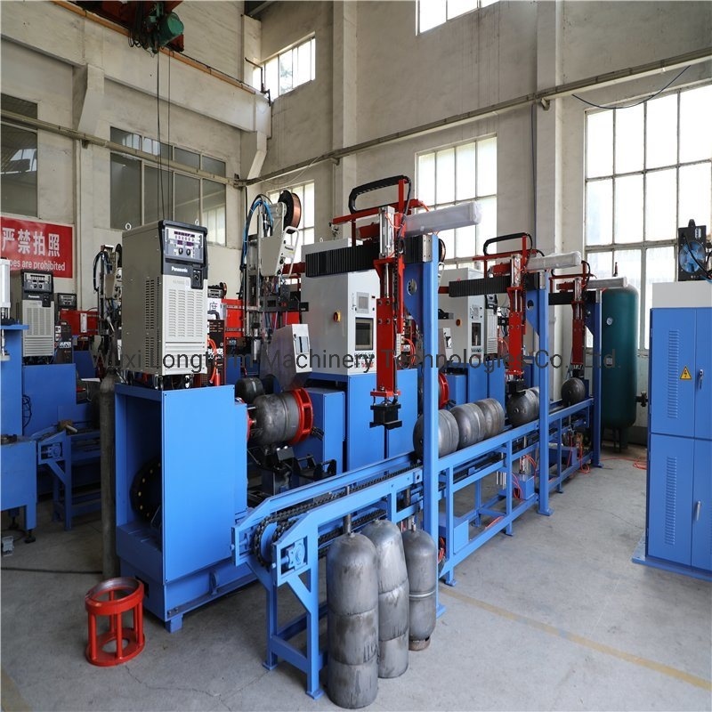 High Quality LPG Gas Cylinder Circumference MIG Welding Machine / Body Welding Machine for LPG Cylinder Production Line