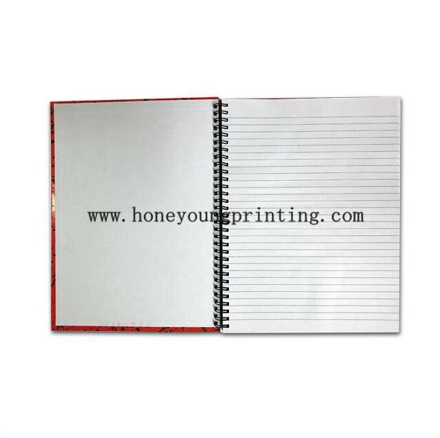 A4 Cahier Carnet De Notes Perforé À Couverture Rigide À Spirales Ligné