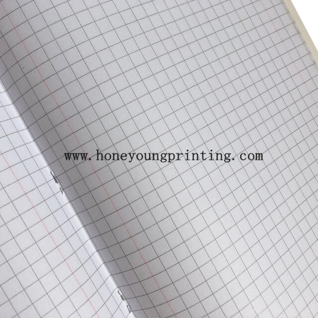Cahiers De Notes 80 Feuilles Mathématiques ​Quadrillé 7x7 Avec Rouge Marge 24.5x18mm 