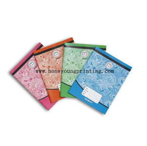 Soft cover 5x5mm square staple binding exercise book 212/24/48/96 feuilles with canlenda and multiplication table