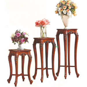 Wood Flower Stand Cabinet for Home Furniture