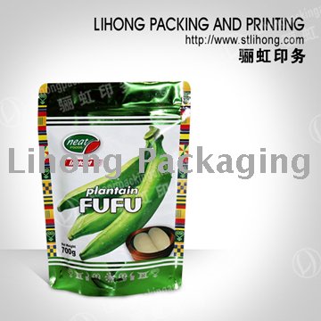 Food Packaging Small Stand Up Zip Pouch Eco-friendly Material