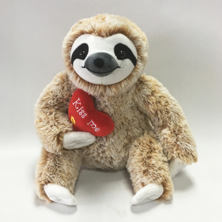 valentines sloth teddy