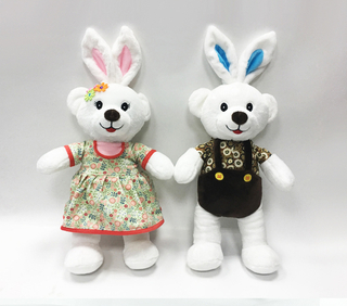 Lovely Couple Rabbit Promotion Soft Plush Bunny Rabbit Toys