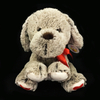 Plush Stuffed Toy Dog for Promotion with Ribbon