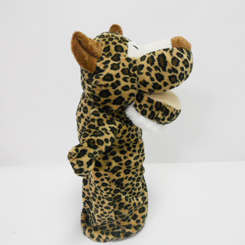 Plush Stuffed Toy Leopard Hand Puppet for Kids