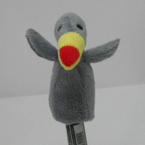 Plush Stuffed Toy Dromornis Finger Puppet for Kids