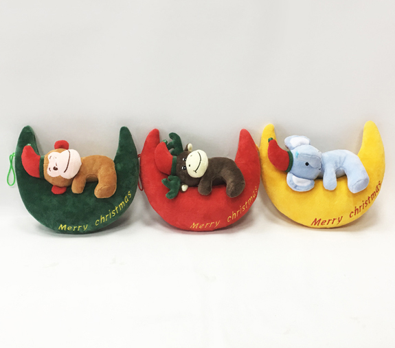 Modern Cute Christmas Soft Moon Stuffed Plush Toys