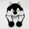 Soft Plush Toy Husky Winter Hat for Kids