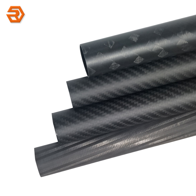 Colored Matte / Glossy Carbon Fiber Tube or Carbon Fiber Pipe by Customized