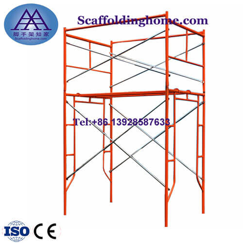Standard Size Steel Galvanized Frame Scaffolding For Construction Buy