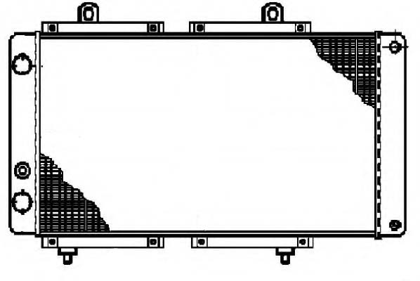 Radiator for PEUGEOT