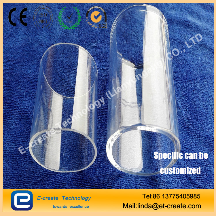 Single crystal furnace special quartz glass casing