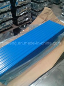 Toiture en aluminium ondul&eacute;e enduite enduite d'une premi&egrave;re couche de peinture normale de zinc d'ASTM