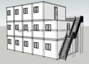 Dormitorio del trabajador r&aacute;pido reciclable de la instalaci&oacute;n del precio de f&aacute;brica/residencia temporal/oficina temporal