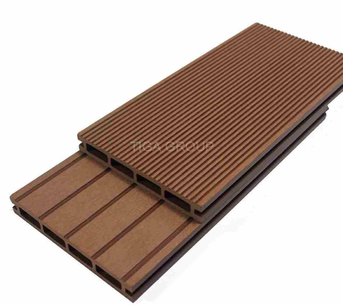 Wood HDPE Composite Decking Floors/WPC Outerior Decorative Boards
