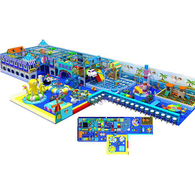 Ocean Theme Amusement Park Детский закрытый игровой центр с игрушками Eelectric