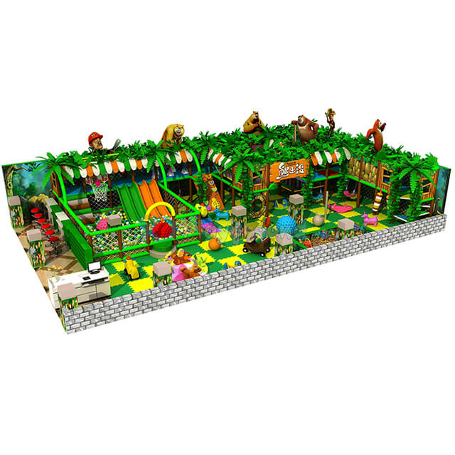 Jungle Gym Adventure Дети Коммерческая крытая игровая площадка Оборудование