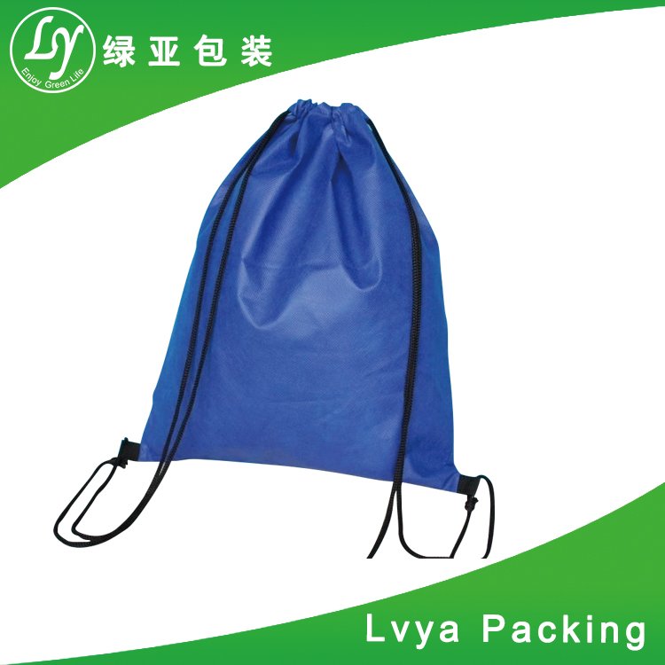 custom cheap non woven eco polyester shop bag with logo printing