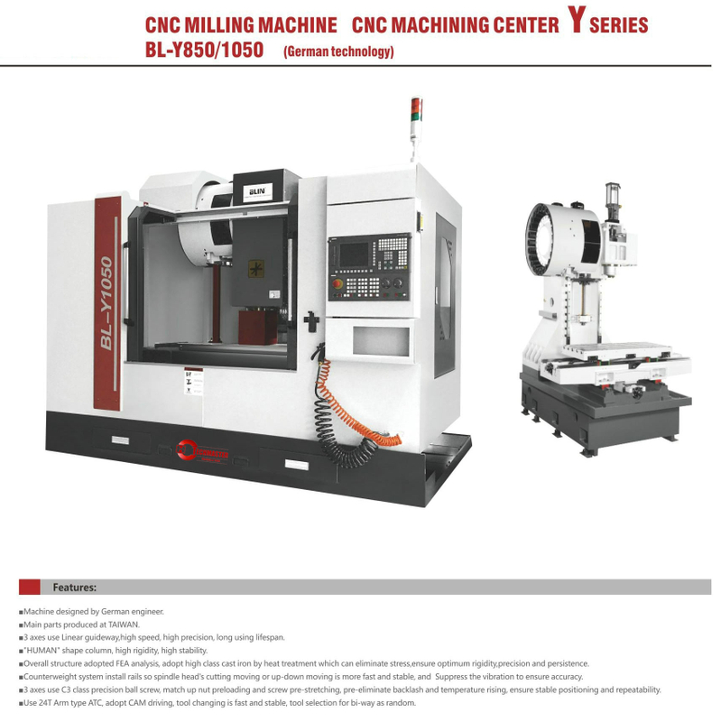 .BL-Y850 1050 CNC Milling CNC Machining Cente