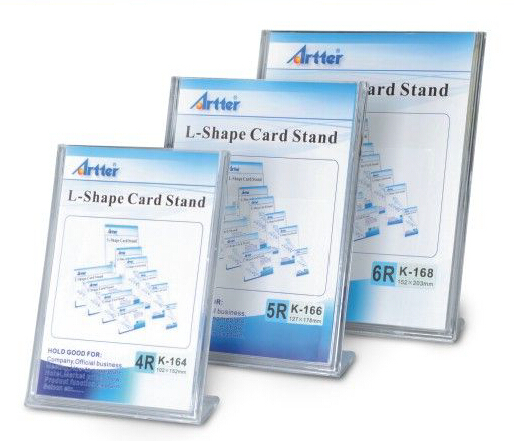 L Shape Card Stand