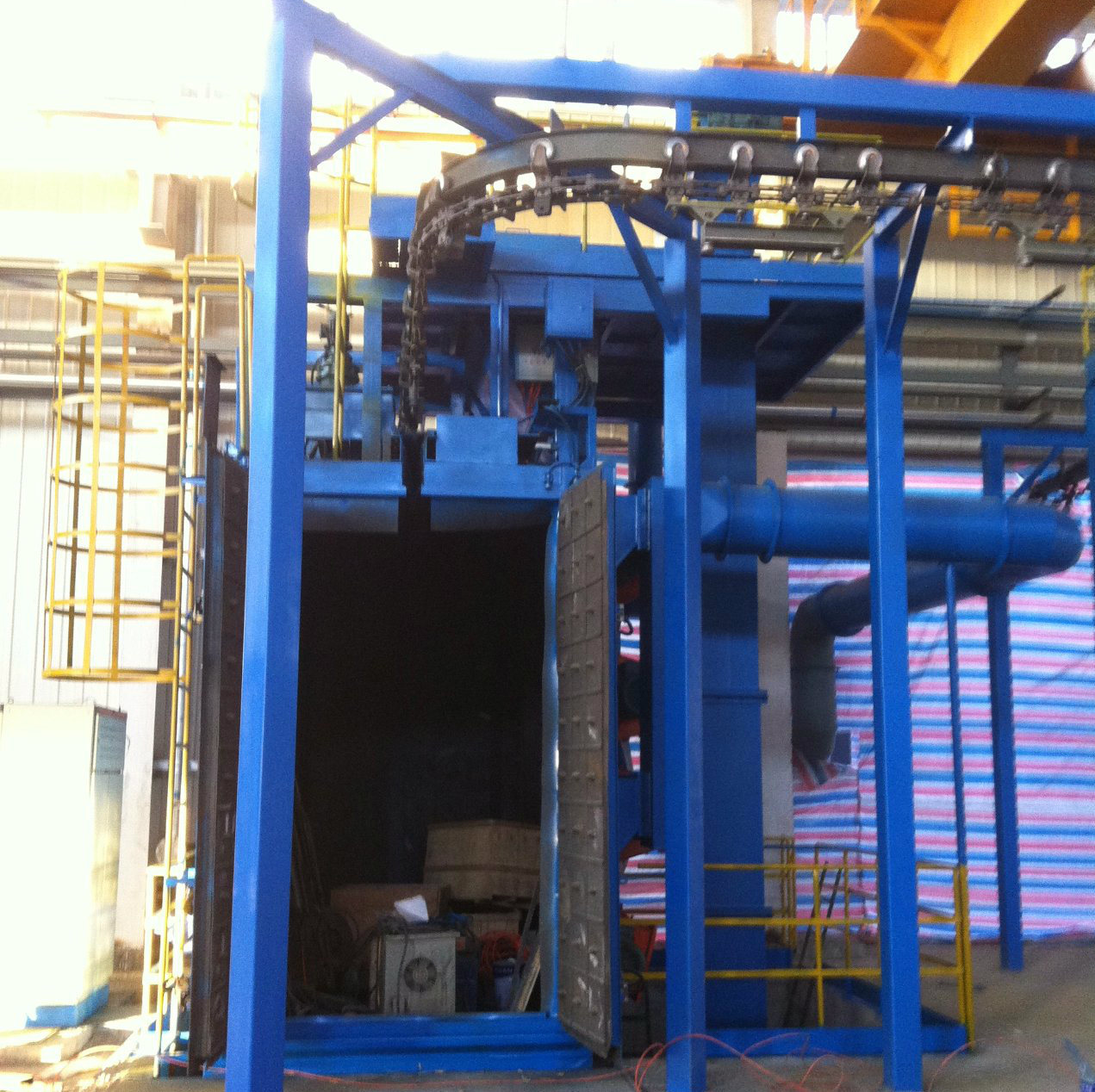 Tunnel Type Shot Blasting Machine