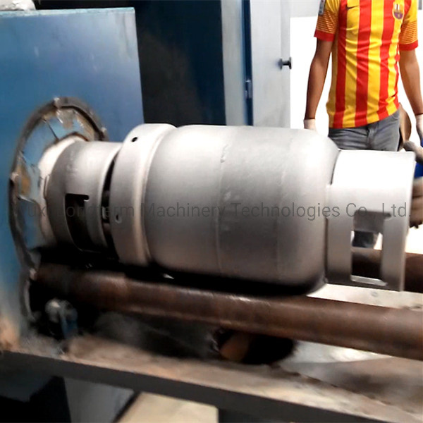 Shot Blasting Machine for LPG Gas Cylinder Manufacturing