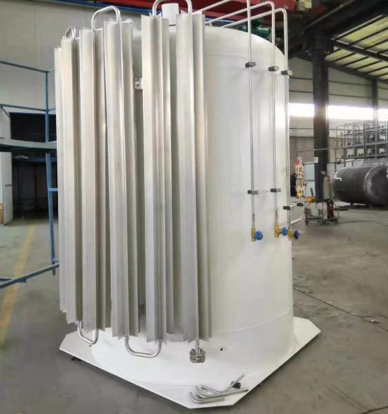 3m3 3000 Liter Lo2 Ln2 Lar Cryogenic Storage Tank Gasifier with 110m3/H Vaporizer