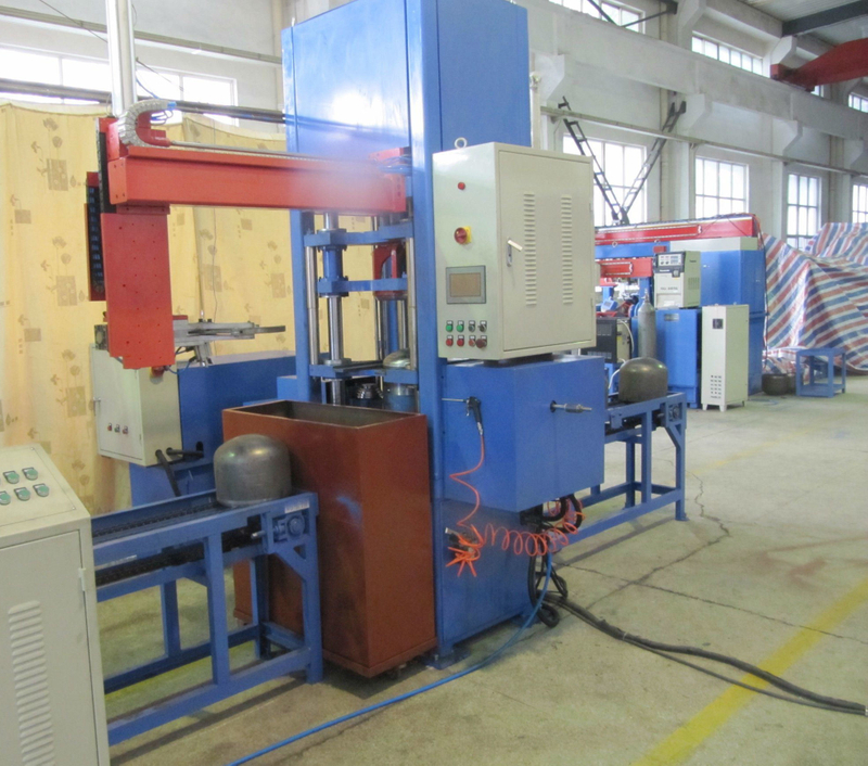 Automatic LPG Cylinder Trimming and Beading Machine