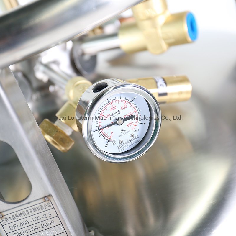 195L 1.4MPa Small Lo2/Ln2/Lar/ LNG Cryogenic Storage Tank Liquid Vgl Cylinder