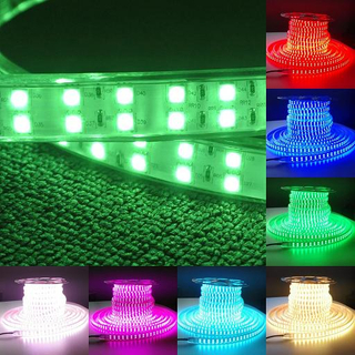 High Voltage SMD5050 120led/m RGB LED Strip Light