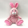 Cute Plush Toys Pink Rabbit Doll with Bow Tie