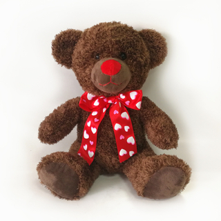 Custom Teddy Bears Valentine Gifts 30cm Beautiful Rose Bear