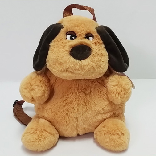 Plush Soft Toy Dog School Backpack for Kids
