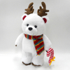 Custom Plush Christmas Teddy Bear Soft Toys with Colorful Scarf