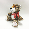 Soft Valentine Plush Stuffed Leopard Gift Toy
