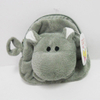 Cute Soft Plush Hippo Shaped Coin Purse for Kids