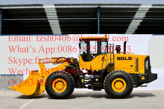 Shandong Lingong 5t Wheel Loader LG956L for Mining, Rock or Coal