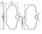Brake pad for PEUGOET